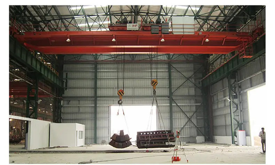 Capacidade de 20 toneladas de pintura amarela do guindaste dobro do Eot da viga com trole da grua