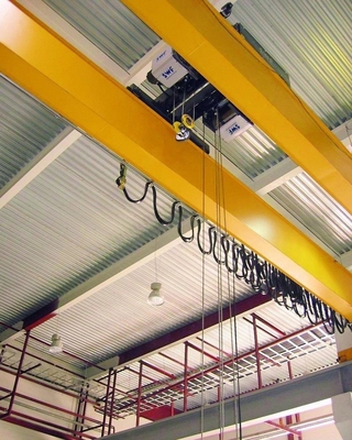 Motor europeu do EOT Crane With Trolley Hoist ABB da viga do dobro do modelo 32T
