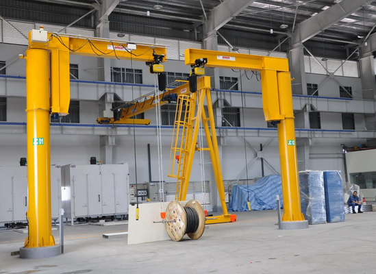 Braço fixo Jib Crane Free Standing do modilhão do comprimento da coluna 8m de 3,2 toneladas