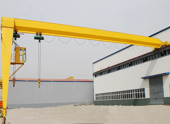 Modelo personalizado 16 Ton Steel Launching Single Girder Goliath Gantry Crane do MH
