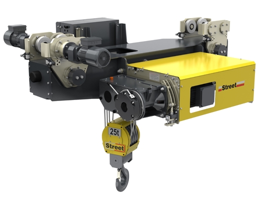 Mercado de câmbios 5 Ton Single Beam European Overhead Crane With Electric Trolley do motor do ABM