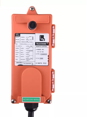 Controlo a distância sem fio industrial universal do botão de F21-E1B AC36V DC12-24V 6 para a grua