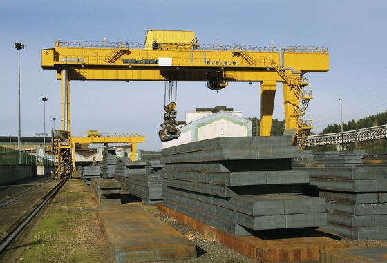 Modelo exterior Construction Gantry Crane de MG de 32 toneladas na fábrica de pedra
