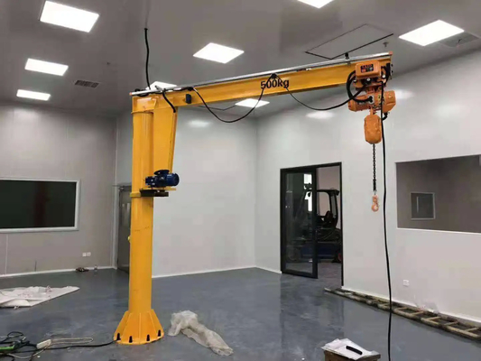 Santo Manual Rotating Arm Floor montou a altura de levantamento de Jib Crane 6m~30m