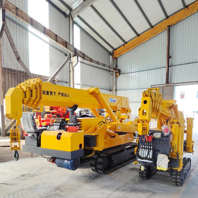 2.95t Spider Crawler Crane com Boom Telescópico Hidráulico