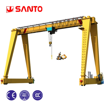 Cranes galvanizados de recipientes amarelos/vermelhos Q235B/Q345E Cabina de materiais/Modo de controlo sem fios