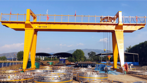Equipamento superior de guindastes de construção amarelo/vermelho 10-75t Carga de elevação 6-18m Altura de elevação