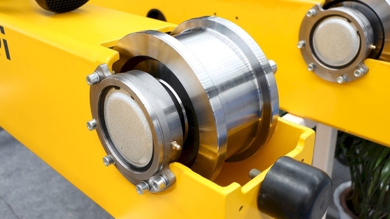 Calor - tratou o padrão da UE da dureza forjou Crane Wheels Wearproof Frature Resistant