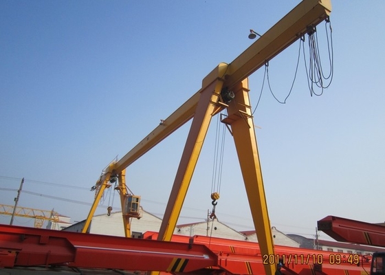 Utilização de local alta Rate Single Beam Gantry Crane 20t para o armazém