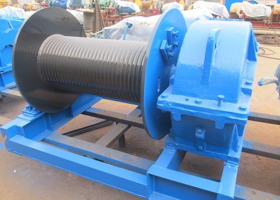 5KN à mina elétrica resistente Marine Drum Winch da construção do guincho da corda 100KN