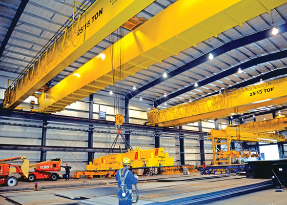 EOT Crane With Trolley Hoist da viga do dobro do europeu CXTD CXSM 5T-320T