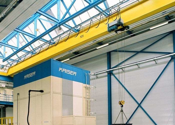 Guindaste europeu de viga única de 10 toneladas com motor de costura