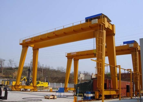 Guindaste de pórtico elétrico 5.9-11.3m/da viga do dobro do CE A5 16/3.2T Min Lifting Speed