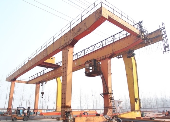 Viga dobro personalizada Goliath Crane 20 trole de 30 60 Ton Gantry Crane With Mobile