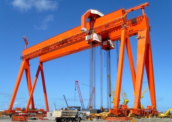 Pórtico dobro elétrico Crane For Material Loading da viga da oficina do ODM