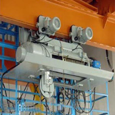 viga Crane With Heat Resistance Shield aéreo da fundição da altura do elevador de 6-20m única