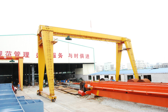 pórtico do feixe do quadro de 5T 10T 20T A guindaste de pedra de Crane Goods Yard Marble Granite do único