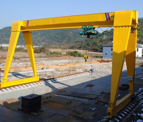 o trilho de 380V 60HZ montou o guindaste de pórtico móvel 25 de 20 toneladas de 15 toneladas Ton Overhead Crane