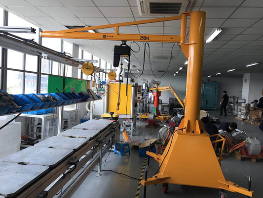 ODM do OEM braço Jib Crane Flexible Rotation do balanço de 650cm a de 1000cm