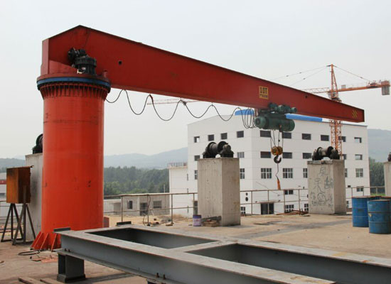 Braço Crane Widely Used In Workstations do balanço de SANTO Convenient 0.5T 20T