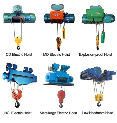 Altura de controle remoto do elevador do M3 1 Ton Electric Wire Rope Hoist 6m