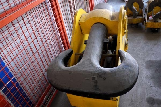 O tipo europeu grua aérea do pórtico forjou o dobro Crane Hook que do bloco C deu forma