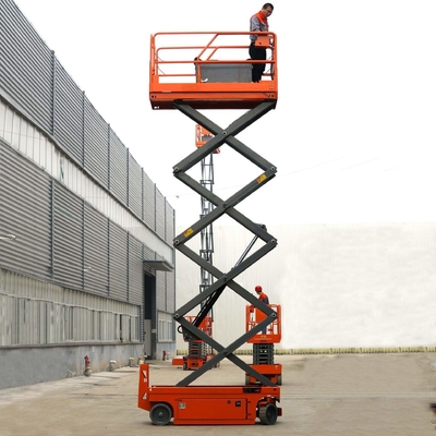 automotivo elétrico da plataforma do levantamento 272kg hidráulico de 6m 10m 12m Scissor a plataforma do elevador