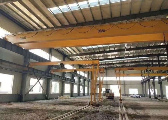 Viga dobro de 16 toneladas Crane For Workshop High Configuration aéreo do tamanho pequeno