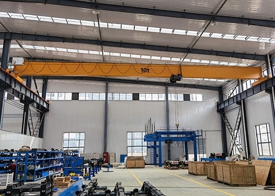 Guindaste aéreo europeu 1t 5t 10t 20t do único feixe do ISO M5 do mercado de câmbios 2M