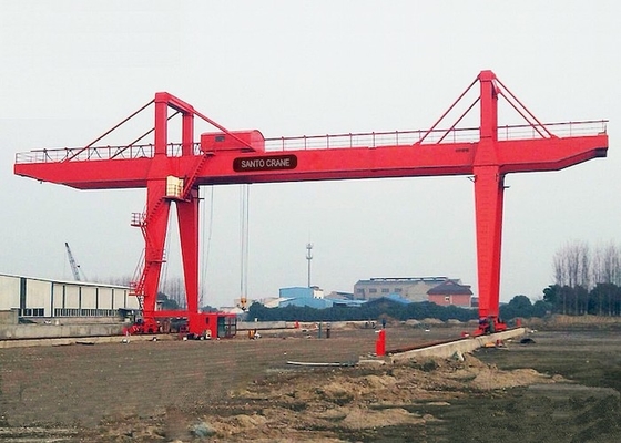 Eletrônico 10-75t Double Girder Gantry Crane Elevação suave com controle remoto sem fio