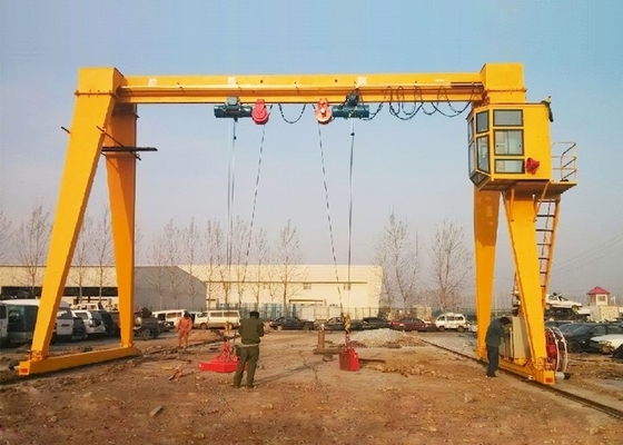 Modelo de utilização exterior de 16 toneladas de 10 toneladas de 20 Ton Single Beam Gantry Crane MH