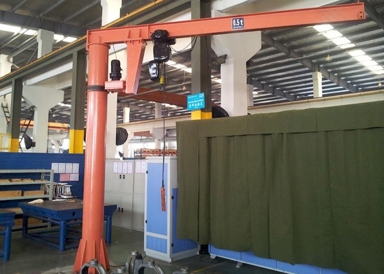 Adaptação de 360 graus de largura Jib Crane móvel 125KG ao peso 500KG de levantamento