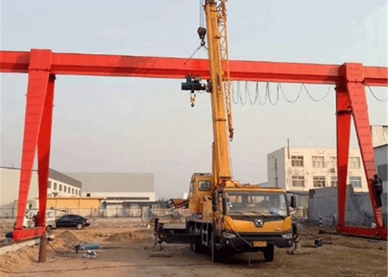 Pórtico Crane Wireless Remote Control da viga de Q235B Q355B 16T único