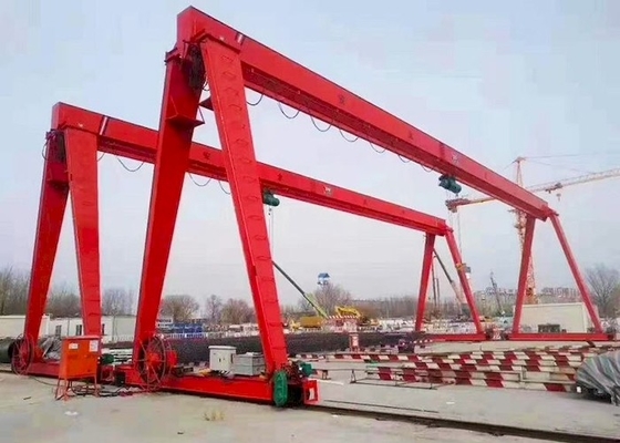 Velocidade de levantamento 8m/Min Single Girder Gantry Crane do ODM com grua elétrica