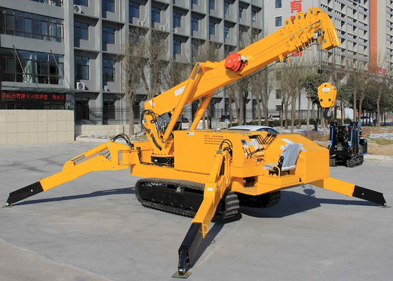 Aranha pequena Crane For Narrow Spaces do raio de pouco peso de 5.07m-16m