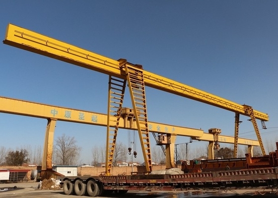 Utilização exterior da grua elétrica em cabo de aço de 5 Ton Movable Gantry Crane With