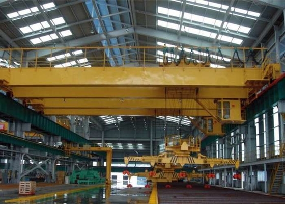 Guindaste de ponte metalúrgico dobro de carregamento forte da oficina do QD do guindaste aéreo da viga