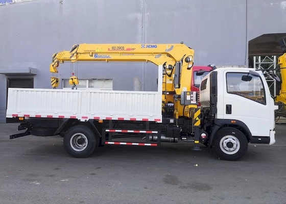 Caminhão hidráulico de articulação montado em guindaste 8 toneladas