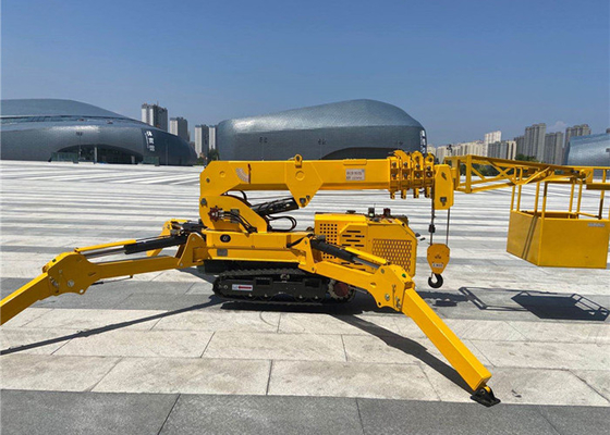 Aranha pequena Crane For Narrow Spaces do raio de pouco peso de 5.07m-16m