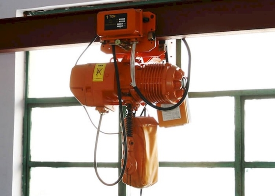 grua de corrente elétrica de baixo nível de ruído rápida da altura do elevador de 3m com gancho