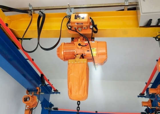 Gancho personalizado de HHBD 2 Ton Electric Chain Hoist With/trole motorizado