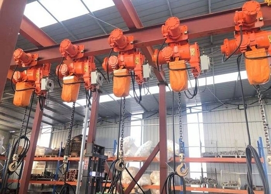 Grua de corrente elétrica do CE 0.5T-50T HHBB do ISO com trole motorizado
