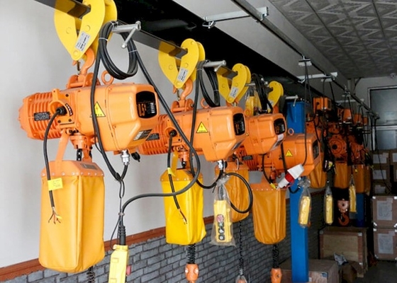 Grua de corrente elétrica do CE 0.5T-50T HHBB do ISO com trole motorizado