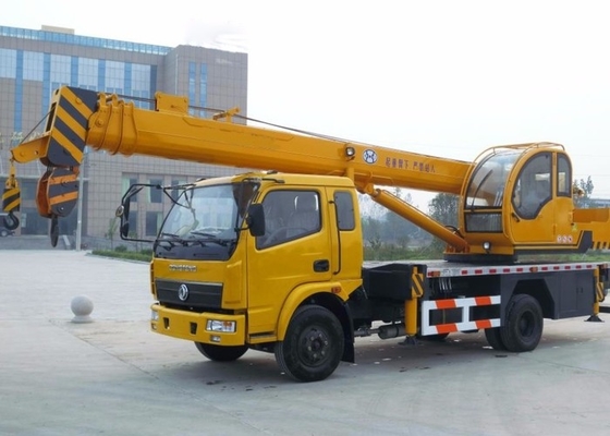 O caminhão de 12 toneladas da construção municipal 16 Ton Truck Crane Telescopic Boom montou o guindaste