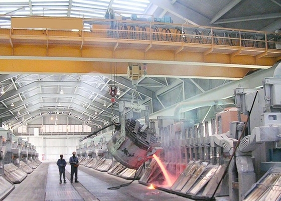 Viga do controle de frequência 30-70m/do ODM Min Steel Mill Crane Double