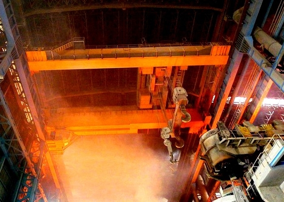 Concha material Crane Iron Metal Casting Overhead Crane Molten Liquid Steel Ladle da fundição de Q345B