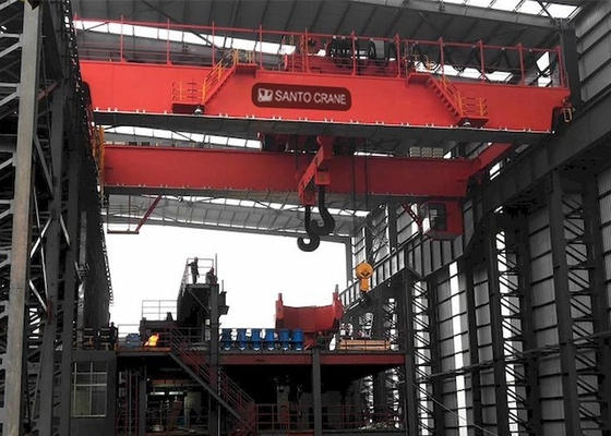 Concha do gancho do dobro dos guindastes aéreos 320t de fresa de aço da metalurgia de QDY que segura o guindaste