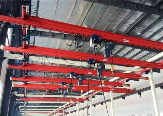 Guindaste de SANTO 2 Ton Semi Automatic KBK Crane Flexible Double Girder Suspension