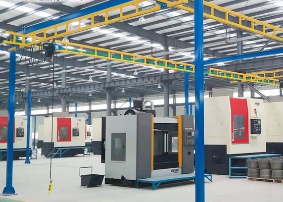 a operação flexível KBK Crane Workstation 2T de 380V 50Hz encerrou o guindaste da trilha