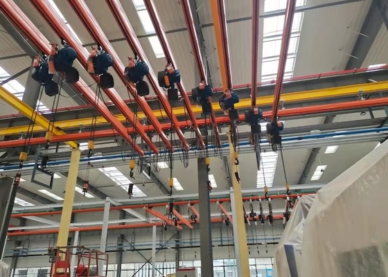 Nenhuma ponte manual Crane Low Deadweight Smooth Operation do ruído A3 KBK
